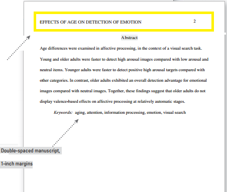 How To Format An Abstract In Apa In Writing Tutoring Milwaukee